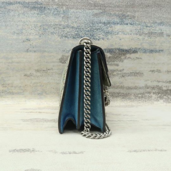 COPY - COPY - Gucci Dionysus Small with blue flowers monogram - Picture 5 of 7